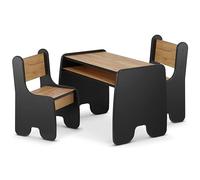 defiPad® Tavolino Bambini con 2 Sedie | Elegante Tavolo Contenitore con Comoda Sedia | Tavolino e Sedie per Bambini | Mobili per Cameretta e Stanza dei Giochi