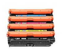 DEFIYAN Cartuccia toner compatibile 655A CF450A CF451A CF452A CF453A per M652dn M653dn MFP M681dn M682z Toner a colori(655A CF450A-1set)