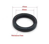 DEFIYAN Compatibile Moto Ruota Cuscinetto Puleggia Paraolio per EXC SX SXF XC CR TC FC Te Fe 125 150 250 300 350 450 500 Anteriore Posteriore(35X47X7)