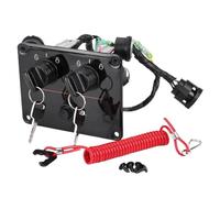 DEFIYAN Gruppo Pannello Interruttore a Chiave Doppio Motore 12V Compatibile con Motori di Controllo Verticale fuoribordo 6K1-82570-08-00