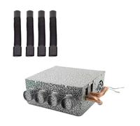 DEFIYAN Riscaldatore ausiliario per Auto Compatto con Struttura in Ferro con 4 Porte Assemblaggio Compatibile a Basso Rumore con efficienza Termica a Basso consumo energetico(24v)