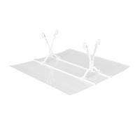 Déflecteur de sortie de vent carré pour climatiseur | Fourniture d'aération moulée intégrée, réduit l' direct de l'air froid ou chaud, améliore le confort thermique, parfait pour maison, bureau,