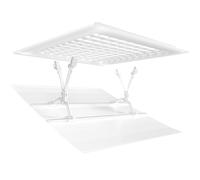 Déflecteur d'évent de climatiseur - Déflecteur de sortie d'air carré réglable | Accessoire de ventilation pour reindirier le flux d'air, installation facile, évite les courants d'air directs, idéal