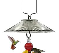 Déflecteur pour Mangeoire Oiseaux | Protection Large Couverture Anti-Écureuils | Disque Décoratif pour Jardin et Balcon | pour Nichoir, Jardin, Pelouse, Cour, Animaux Économie et Observation Nature