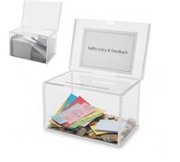 Deflecto 592901 Urna con Testata Personalizzata