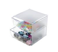 Deflecto DE350101 Cubi Organizer Deflecto, a 2 Cassetti