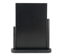 Deflecto Double-Sided Table Chalkboard Sign, Freestanding Mini Display for Cafés