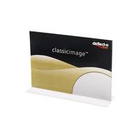 Deflecto Porta-avvisi con base a T - A4-29,8x8,7x21,5 cm 47701