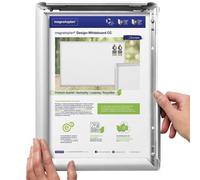 Deflecto SFA3S Cornice con bordi a morsetto Argento DIN A3 1 pz. (L x A x P) 3