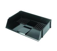 Deflecto Value Wide Entry - Vassoio portalettere, colore: Nero