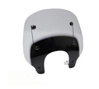 Deflessione del vento sul parabrezza per Harley Nightster(46cm Chrome-Smoke)