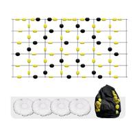 Deflettore a Linea Singola per Portiere, Attrezzatura per Allenamento Portiere di Calcio, Diversi Angoli di Rifrazione, Allenamento Riflessi e Agilità,2 * 2.8m