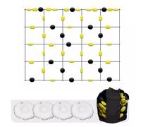 Deflettore a Linea Singola per Portiere, Attrezzatura per Allenamento Portiere di Calcio, Diversi Angoli di Rifrazione, Allenamento Riflessi e Agilità,2 * 1.6m