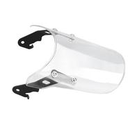 Deflettore Anti Per Parabrezza Universale Per Moto 7,3 X 8,7 Pollici Parabrezza Anteriore Con Supporto Per Moto Per Eliminator 400 450 500 (Trasparente)
