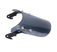 Deflettore Anti Per Parabrezza Universale Per Moto 7,3 X 8,7 Pollici Parabrezza Anteriore Con Supporto Per Moto Per Eliminator 400 450 500 (Grigio)