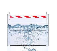Deflettore Antiallagamento 90-100 Cm Barriera Antiallagamento Per Impieghi Gravosi Piastra Di Contenimento Acqua Per Unità Modulare Per Casa/magazzino/garage(Outside,92 * 80cm)