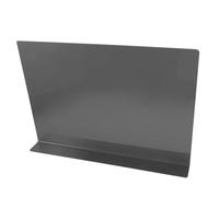 Deflettore Antispruzzo per Lavello in PVC 45cm, Barriera | Protezione, per Lavelli Cucina e Bagno, Mantiene Asciutta L'area, Uso Ufficio e Servizi