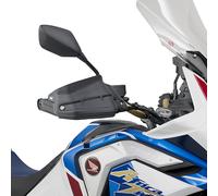 Deflettore antivento GIVI, nero, per paramano originale per modelli speciali Honda (vedi descrizione), nero