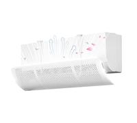 Deflettore antivento per condizionatore d'aria da 35, 43x10, 63 pollici Angolo di sospensione universale regolabile Pannello antivento senza odore - Deflettore per condizionatore d'aria