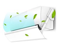 Deflettore Aria Condizionata Anti-Soffio Dritto, Parabrezza Telescopico Home Office Deflettore Aria Condizionata Retrattile Anti-Soffio Dritto,87_93CM