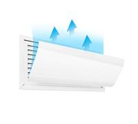 Deflettore Aria Condizionata Centrale Deflettore Parabrezza Condizionatore D'Aria per Ufficio, Cappuccio Deflettore Anti-Dritto, Lungo 40cm/60cm/80cm/90cm/100cm/120cm