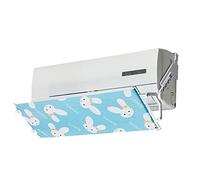 Deflettore aria condizionata, Deflettore d'aria regolabile for aria condizionata, universale for condizionatori da ufficio for interni, a farfalla(Rabbit)