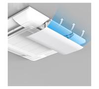 Deflettore aria condizionata Deflettore del condizionatore d'aria ad angolo regolabile for aria condizionata centralizzata a soffitto, casa di hotel allargato di 11,8 pollici for evitare che l'aria so