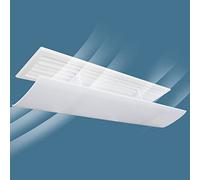 Deflettore Aria Condizionata Deflettore Regolabile per Bocchetta dell'Aria, Deviatore Deflettore del Vento del Condizionatore a Soffio Anti-Diretto, per Pareti Laterali e Registri del Soffitto