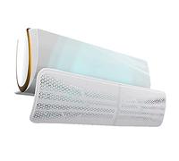 Deflettore Aria Condizionata, Parabrezza Anti-Soffio Dritto Deflettore Aria Condizionata Universale A Parete 84X23X0,5Cm Progettato Con Fori Densi,Con Filtro