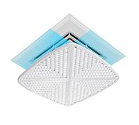 Deflettore Aria Condizionata, Parabrezza Centrale Condizionatore D'aria Filtro A Carbone Attivo E Rete Di Adsorbimento Paravento Condizionatore D'aria Per Ufficio,60Cm