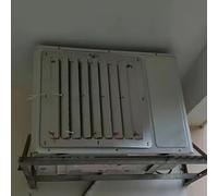 Deflettore Aria condizionata per Esterni Copertura del condizionatore d'Aria,Acciaio Inossidabile Guida Antivento per Parabrezza a Soffio Diretto,Pompa di Calore/Copertura Protettiva del condensator