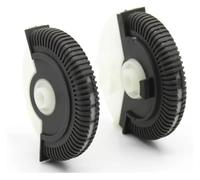 Deflettore Bocchetta Condizionata Per W211 E220 E280 E320 E350 E55 2003-2008 Set 2 Pezzi Ruota Girevole Anteriore Posteriore Aria Condizionata Pannello Uscita A/C(Dark Gray L R 2PCS)