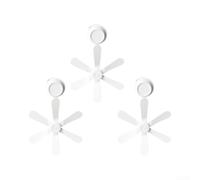 Deflettore CA da parete, confezione da 3 pezzi, con flabello multidirezionale per mescolare perfettamente aria calda e fredda, proteggendo neonati e bambini dal vento gelido diretto in qualsiasi