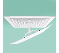 Deflettore Climatizzatore Deflettore Dell'aria Aria Condizionata Centralizzata Piastra Guida, Ufficio Hotel Universale (Color : Return air outlet windshield, Size : 17.7X17.7IN/45X45CM)