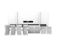 Deflettore condizionatore da parete con design a 8 foglie comodo flusso d'aria