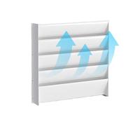 Deflettore condizionatore d'aria | AC Outdoor Unit Air Outlet Baffle | Retronage Breeze Shield | Copertura sterzo AC | Guida pannelli di copertura deflettore per il soffitto della finestra