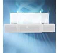 Deflettore condizionatore Parabrezza aria condizionata Scudo del condizionatore Freddo/Calda, for casa/Ufficio,Anziani, Neonati, Donne in Gravidanza - Bianco
