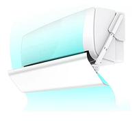 Deflettore Condizionatore Regolabili Climatizzatore Deflettore Uscita a Soffitto Direzione del Vento Telescopico, Bianco (Size : 140cm)