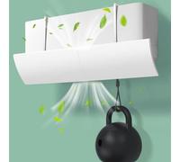Deflettore condizionatore universale Deflettore Freddo/Calda, per casa/Ufficio Anziani, Neonati, Donne in Gravidanza Condizionatore Bianco Regolabile Parabrezza Aria condizionata Scudo