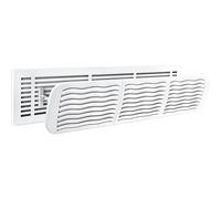 Deflettore Condizionatore Universale per Bocchette, Deflettore Aria Condizionata per Climatizzatori a Soffitto, Design a Onda, Impedisce il Flusso d'Aria Diretto(93x17 cm/37x7 in)