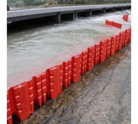 Deflettore d'acqua for il controllo delle inondazioni di emergenza - Barriera riutilizzabile a forma di L, 70x68x52 cm(11PCS)