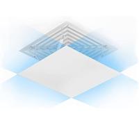 Deflettore d'aria a soffitto for aria condizionata centralizzata, deflettore d'aria for impedire il soffio diretto delle prese d'aria, deflettori regolabili (Size : 45CM)