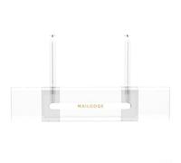 Deflettore d'aria AC regolabile 60-100 cm per unità divisorie, rotazione a 360°, installazione senza attrezzi, direttore del flusso d'aria in plastica trasparente per comfort tutto l'anno in casa e