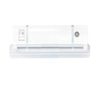 Deflettore d'aria climatizzata,Schermo per unità di aria condizionata - Guida d'aria a scomparsa trasparente per comfort casa appartamento