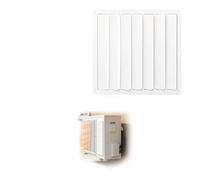 Deflettore D'aria Con Feritoia Di Ventilazione AC for Esterni Quadrata | Deflettore D'aria Universale for Pompa Di Calore/Condensatore CA, Guida Del Vento for Condizionatore(Dia 41inch/104cm)
