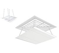 Deflettore d'Aria condizionata Centrale, Deflettore Quadrato Ufficio Hotel Generale Deflettore d'Aria Anti-Dritto Deflettore d'Uscita dell'Aria,60CM (45CM)