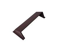 Deflettore d'aria da pavimento 10,2 x 25,4 cm, design moderno in alluminio pressofuso resistente (marrone)