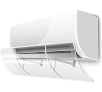 Deflettore d'aria for condizionatore d'aria, deflettore d'aria AC regolabile for condizionatore d'aria split, colore trasparente