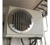 Deflettore d'aria in acciaio inox per unità esterna condizionatore d'aria - deflettore anti-diretto soffiaggio rotondo - protezione schermo recinzione - AC compressore condensatore griglie pompa di