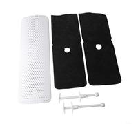 Deflettore d'aria per aria condizionata centralizzata a soffitto con parabrezza regolabile e filtro in cotone per riduzione della polvere (filtro a carbone-S)